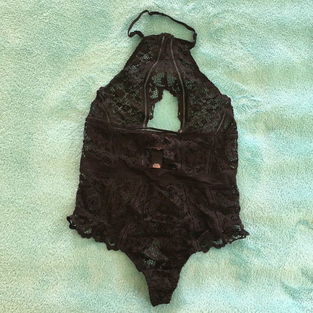 Black lace teddy - Victoria’s Secret NWOT